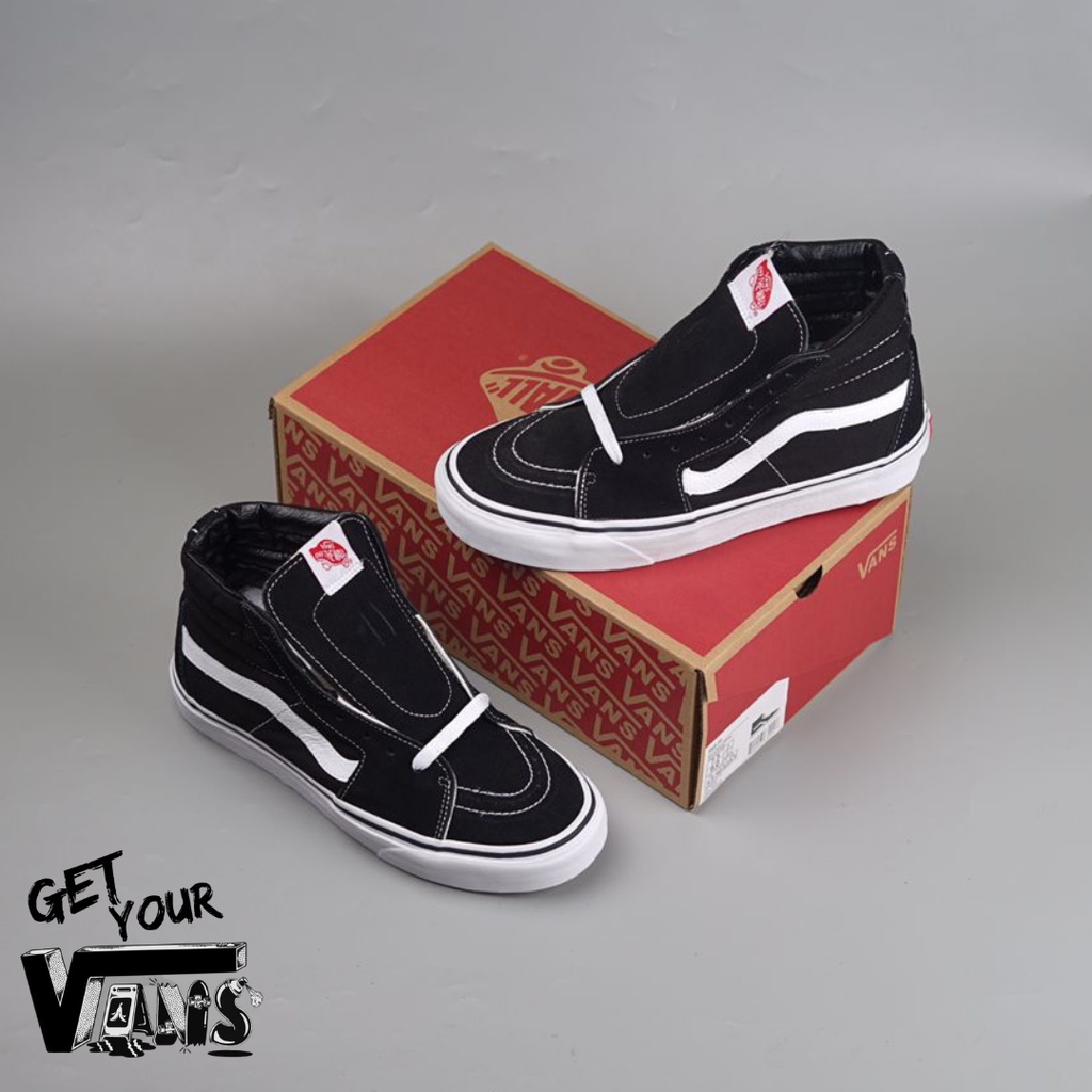 Vans Sk8 Hi Black White Original 100% Bnib