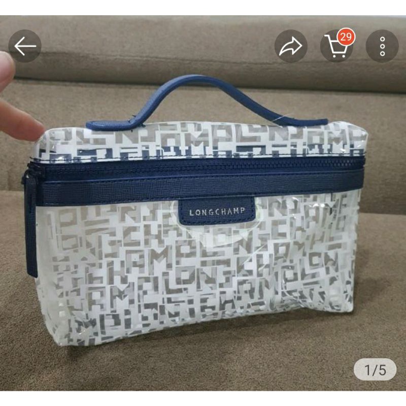 TERLARIS TAS LC TRANSPARAN/POUCH KOSMERTIK+ANTI AIR FREE PACKINGAN DUS