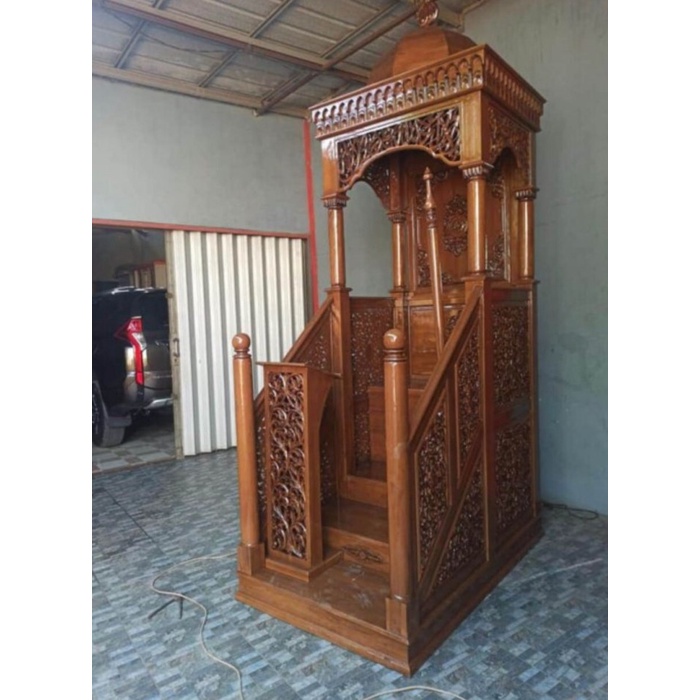 mimbar masjid jepara ukir / mihrab masjid nabawi