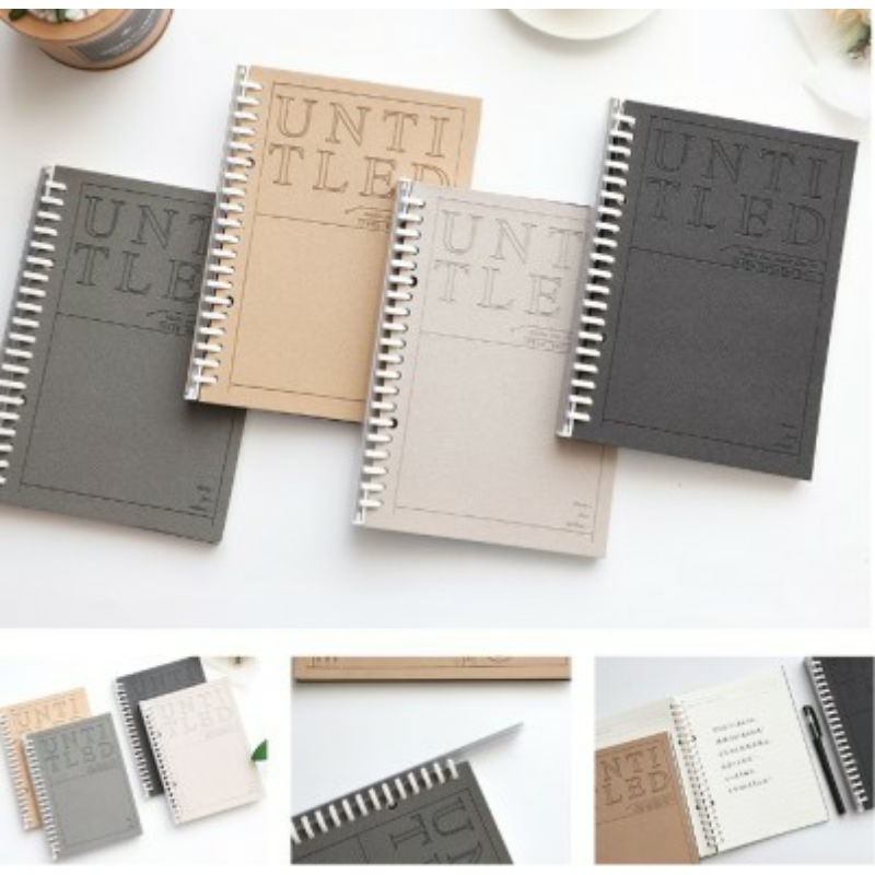 

[OWL] Binder Hardcase Untitled Polos A5 (Bisa isi Ulang)
