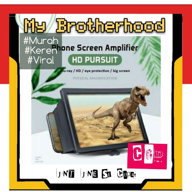 Kaca Pembesar Layar HP / 3D Enlarge F2 Kaca Pembesar Layar HP / Kaca Pembesar HP F2