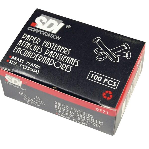 

Ready Stock LNHMP Paku Belah/ Paper Fastener SDI 0771 Ukuran 1 inch W95 Baru