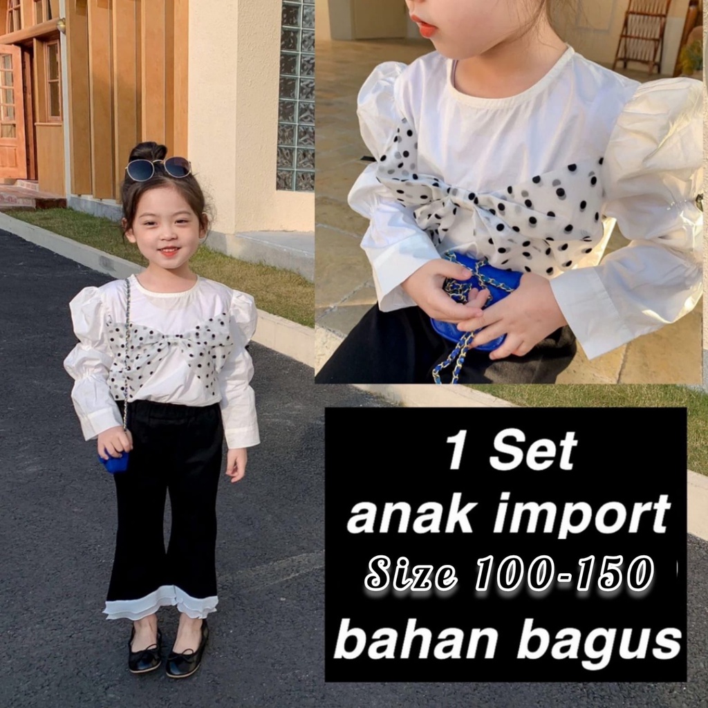 (LOLI-JKT) BS-180 STELAN ANAK CEWEK BALON ADYA PANTS SIZE 100-150