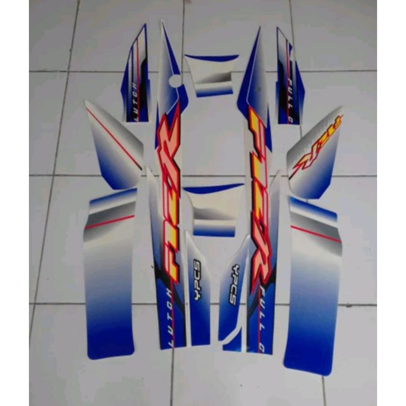 striping f1zr 2003 biru putih
