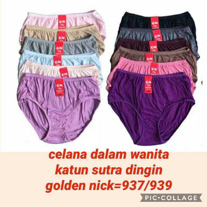 CELANA DALAM WANITA GOLDEN NICK 937-939.HARGA PER 1.BIJI  UK.M-L-XL-XXL