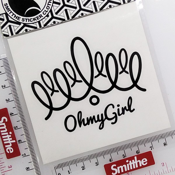 Stiker OhMyGirl Logo oh my girl OMG KPOP Cutting Sticker aksesoris Mobil Motor