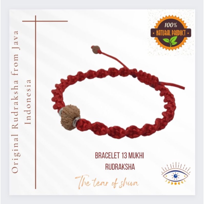 RUDRAKSHA BRACELET 13 MUKHI SMALL SIZE
