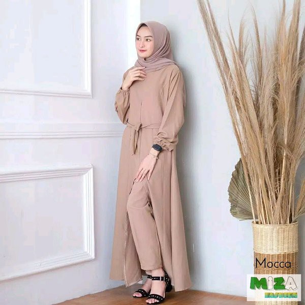 BR007RR   Baju gamis wanita muslimah syari dewasa Dress Tania Set Busana cewek pesta & santai