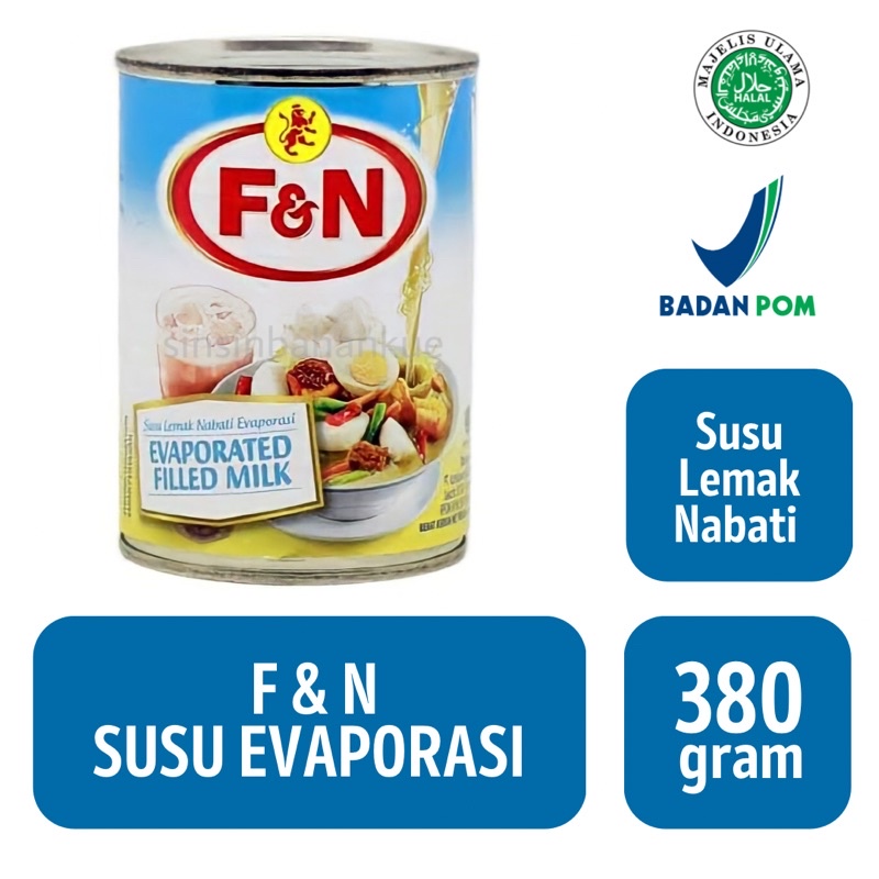 

F&N Susu Evaporasi / Evaporated Milk [390 gram]