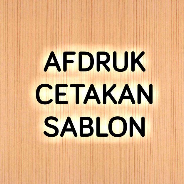 

AFDRUK CETAKAN SABLON