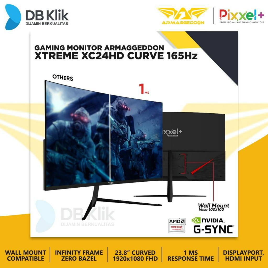 Monitor Gaming Armaggeddon Pixxel Plus XC24HD 24 Inch Curve