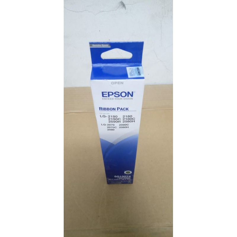 Epson Ribbon Pack SO10074 /SO15086 Refill Pita Original LQ2190 SO10031