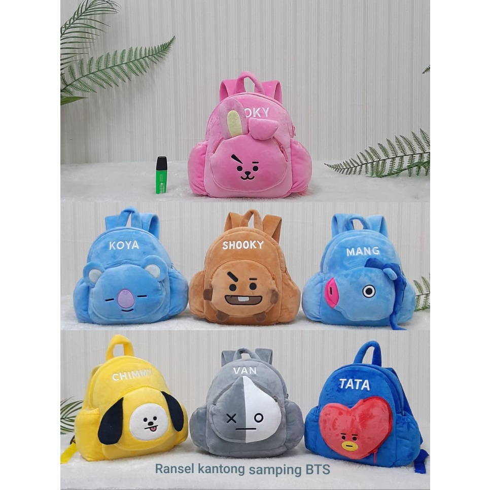 Tas Ransel Anak Mang VanTata Chooky Chimmy RJ Kantong Samping Size M/Tas Sekolah Anak TK/Backpack