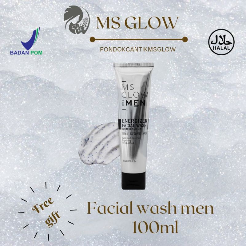 FACIAL WASH MS GLOW FOR MEN / FACIAL WASH MEN