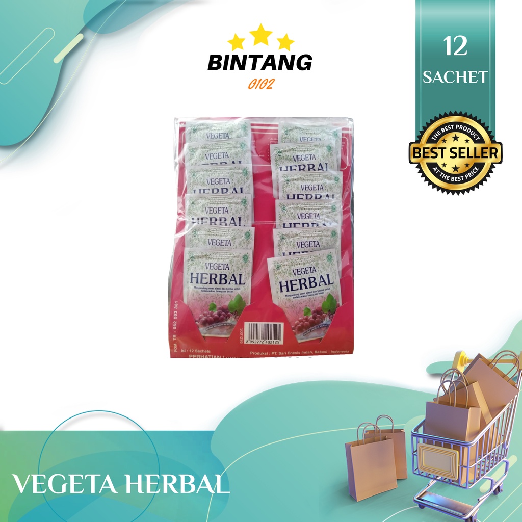 

vegeta herbal isi 12 sachet