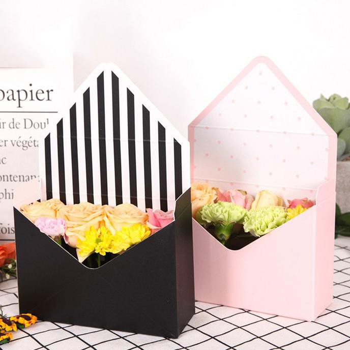 

1Pcs Envelope Fold Flower Box Paper Flowers Wrapping Flower Gift Box Patio789