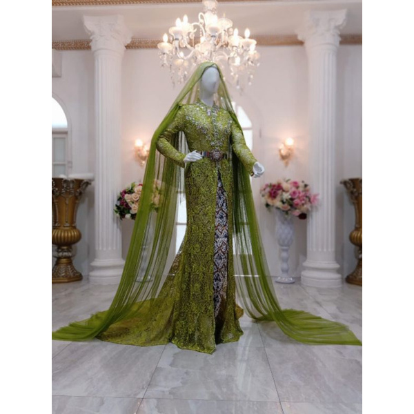 kebaya pengantin mewah