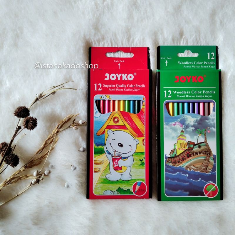 

Pensil Warna Panjang Joyko isi 12 Warna