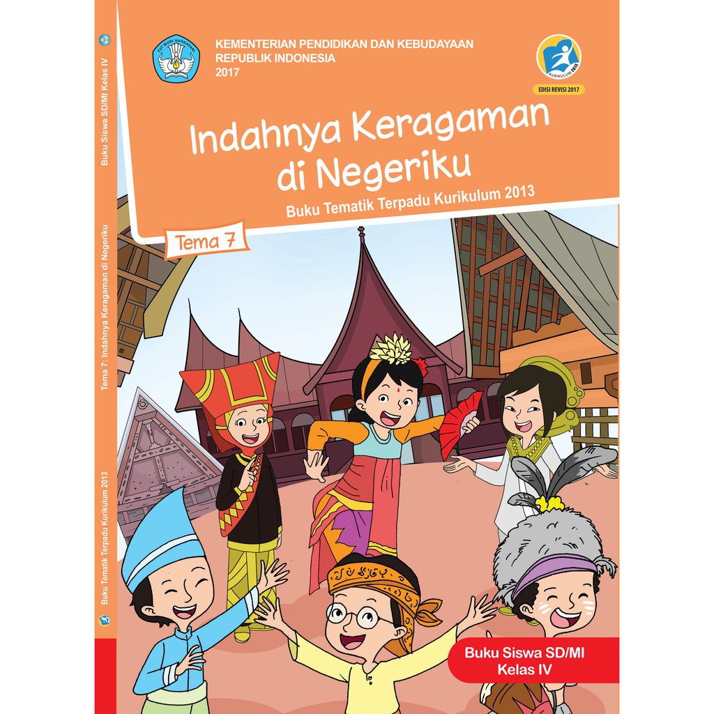 Buku Tematik Sd Kelas 4 Tema 7 Indahnya Keragaman Di Negeriku K13