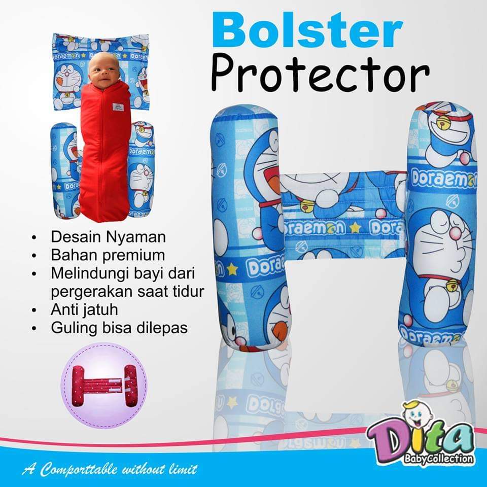 BOLSTER PROTECTOR Bantal anti Jatuh Bayi bantal guling bayi