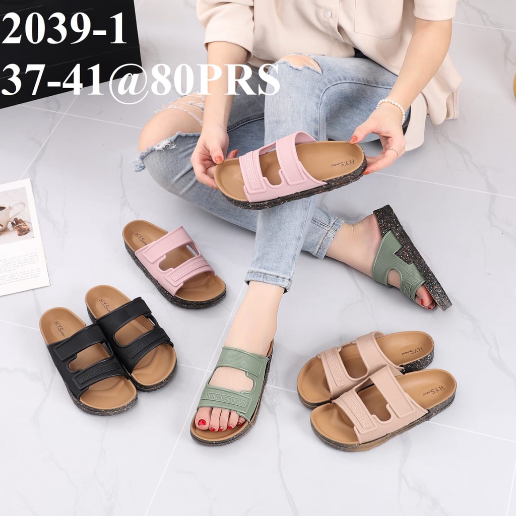 Sandal Jelly Tali Kare Danis Import 2039 - 1