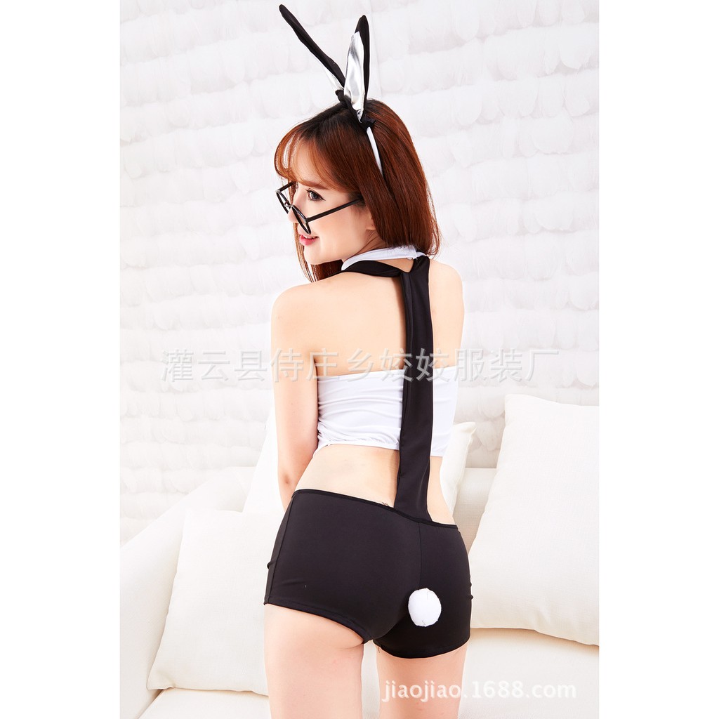 LI-83 bunny kelinci playboy lingerie baju tidur wanita seksi cosplay