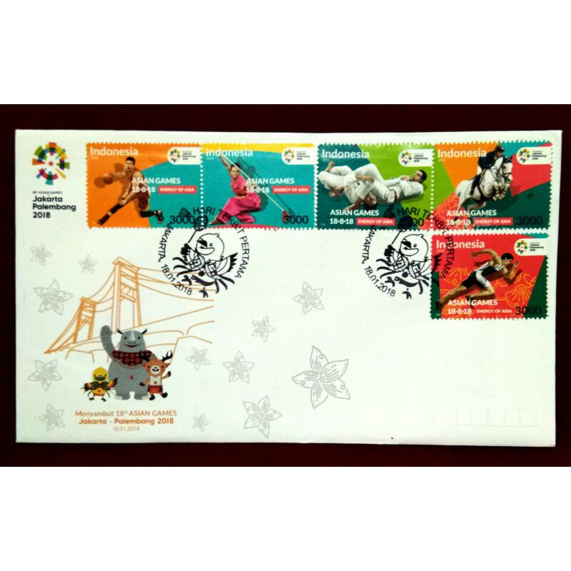 

18th Asian Games 2018 First Day Cover Envelope (2)