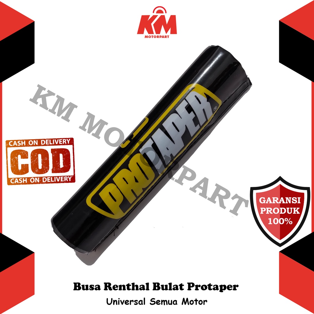 Busa Renthal Model Bulat Protaper Hitam Stang Universal