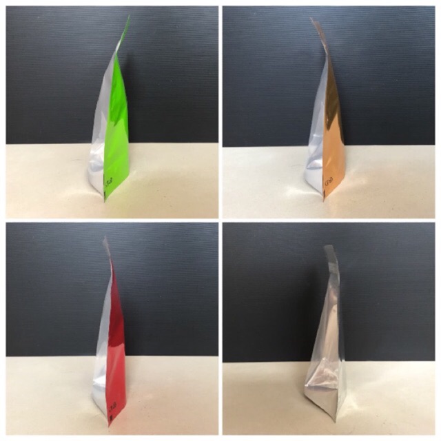 Standing Pouch 14x23 cm Kombinasi Metalize Plastik - Warna Warni