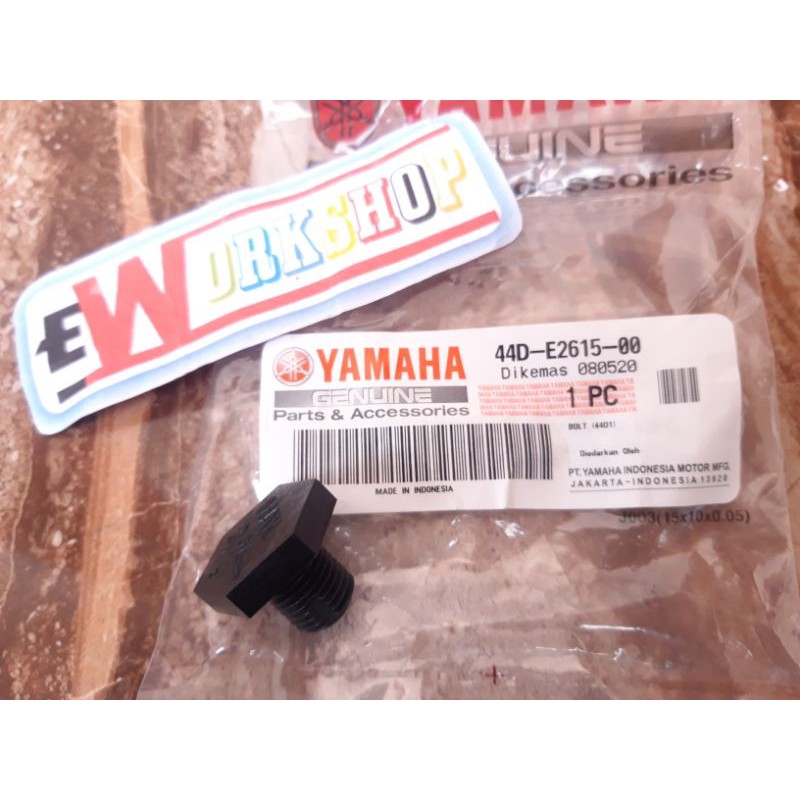 Baut + Sil Oring Pembuangan Kuras Air Radiator - Xeon Asli Yamaha 44D-E2615-00