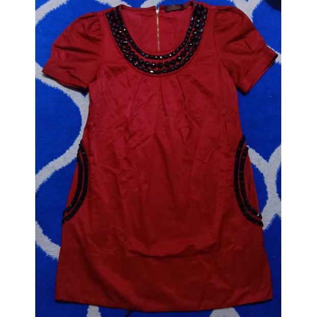 Dress Natal wanita Remaja / dewasa NEW