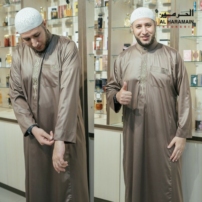 JUBAH AL HARAMAIN PREMIUM NEW BORDIR