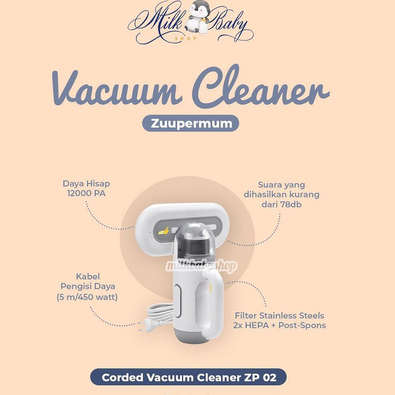 ZuuperMum ZP02 Vacuum Cleaner UV - Penyedot Debu Tungau