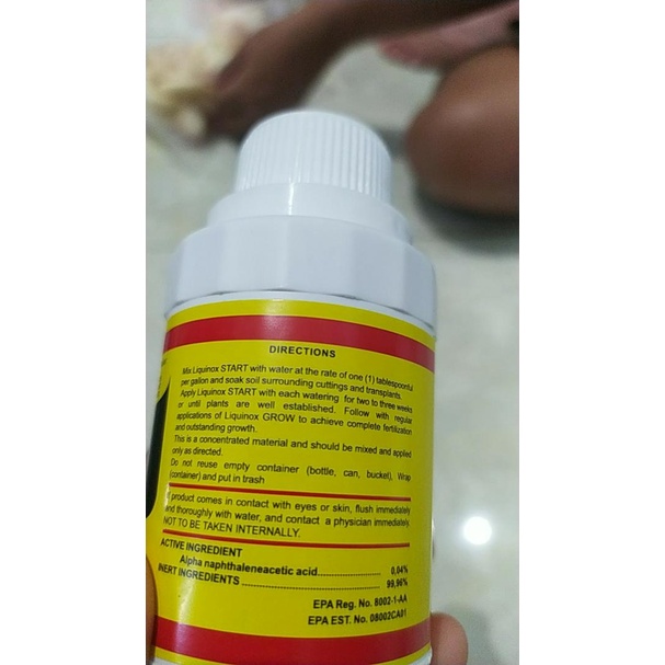 Pupuk Liquinox Start Vitamin B1 100 ml