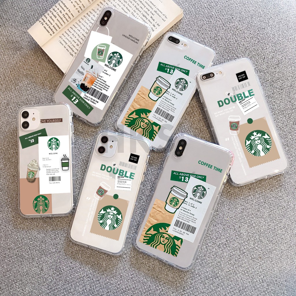 CASE HP SOFTCASE ANTICRACK STARBUCKS TUMBLR CASE VIVO Y20 Y30 Y91C V21 4G 5G Y71 Y81 V11 V19 V11 PRO