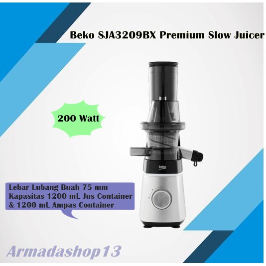 BEKO Slow Juicer Premium SJA3209BX