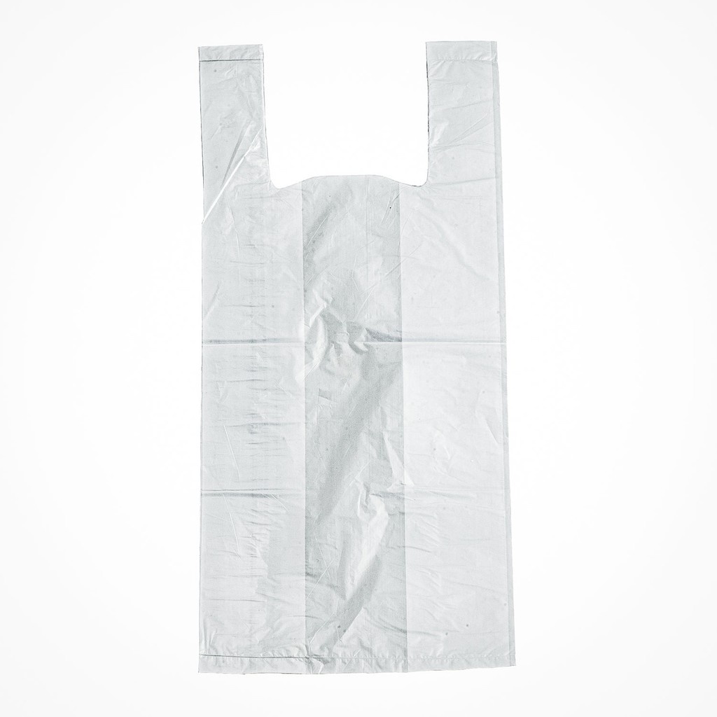 Kantong Kresek Kiloan Putih Tali uk. 15 Harga per (1kg)