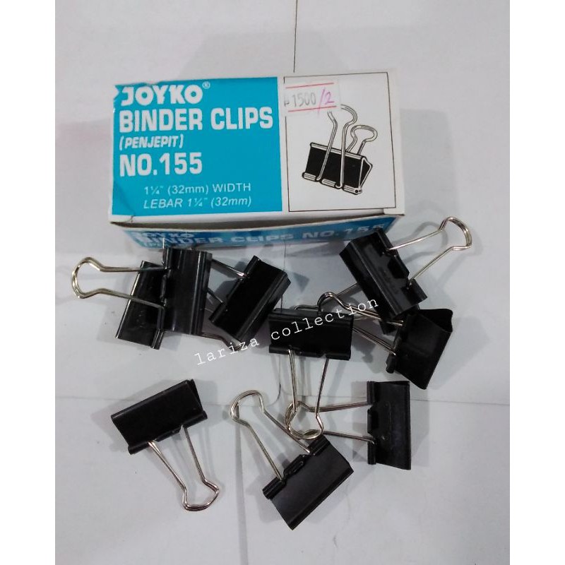 

Binder Clips Joyko No 155 (penjepit kertas)