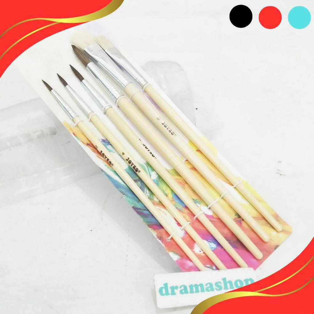 

SALE Kuas Lukis Cat Air Brush Paint set 6 pcs