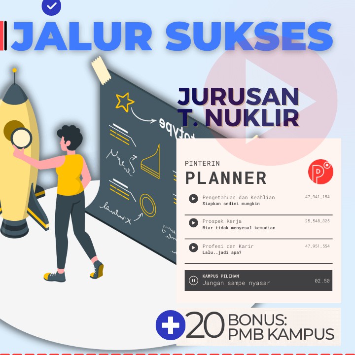

Daily Planner Kuliah Jurusan Teknik Nuklir | Test SNMPTN-SBMPTN-UTBK Weekly Binder Loose leaf B5