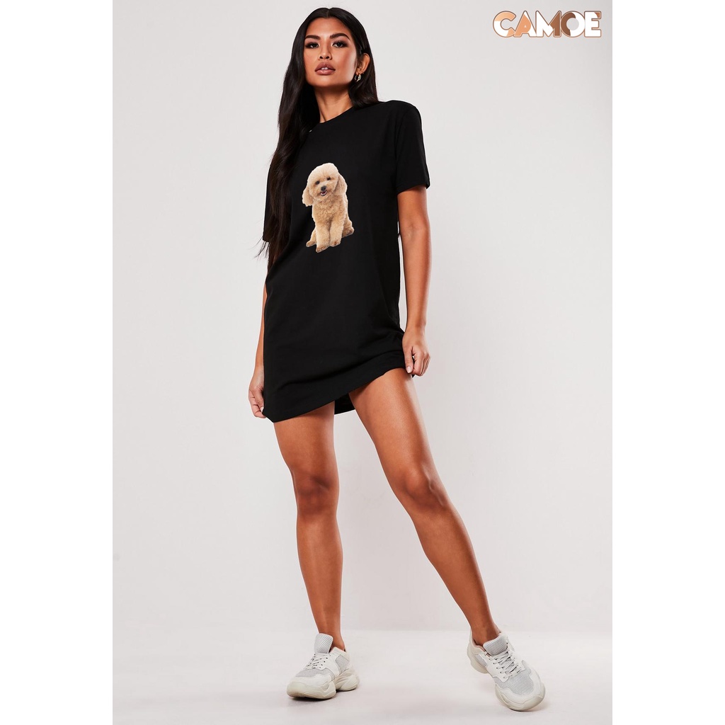 Tshirt Dress Kaos Anjing Dog Breed Poodle