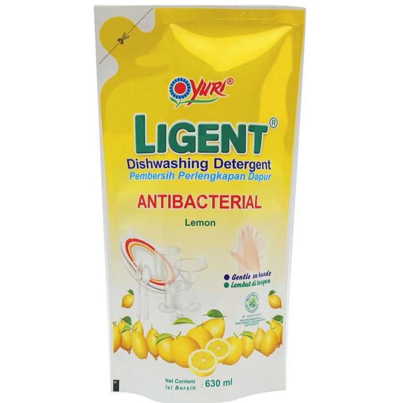 Yuri Ligent Dishwashing Detergent  630 Ml