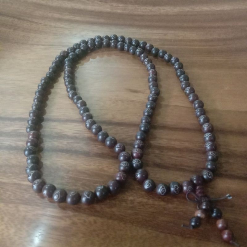 Tasbih Budha Coklat 108 8mm