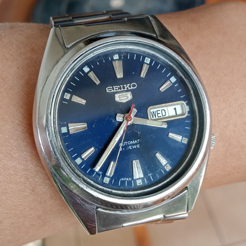 Second Seiko5 Automatic cal 7s26 Blue Dial