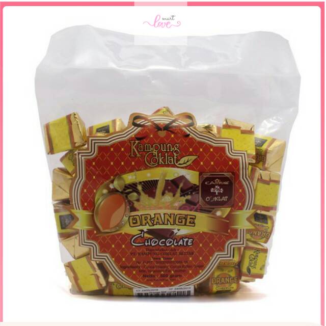 

COKLAT ORANGE 500.g Kampung Coklat GuSant