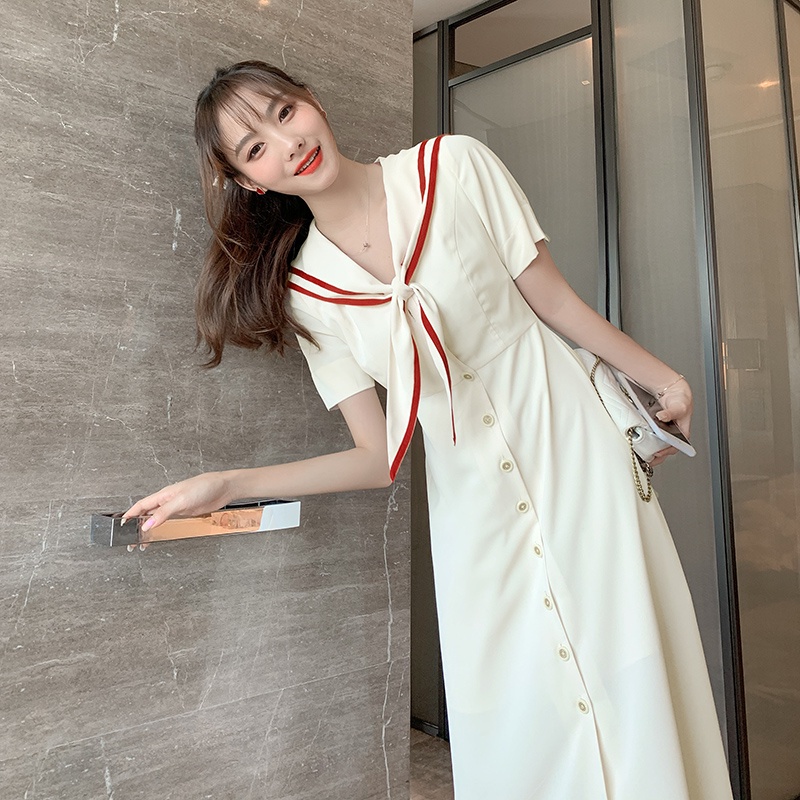 【Rozen】 Korean Vintage Summer Midi Dress 7326