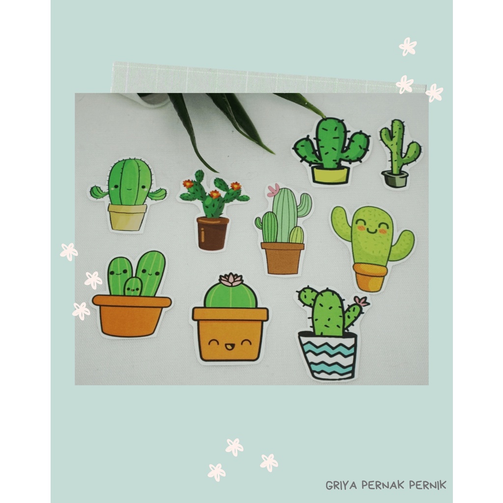 

Pernak Pernik - Stiker Tanaman Kaktus | Stiker Lucu | Stiker Tumblr Hp
