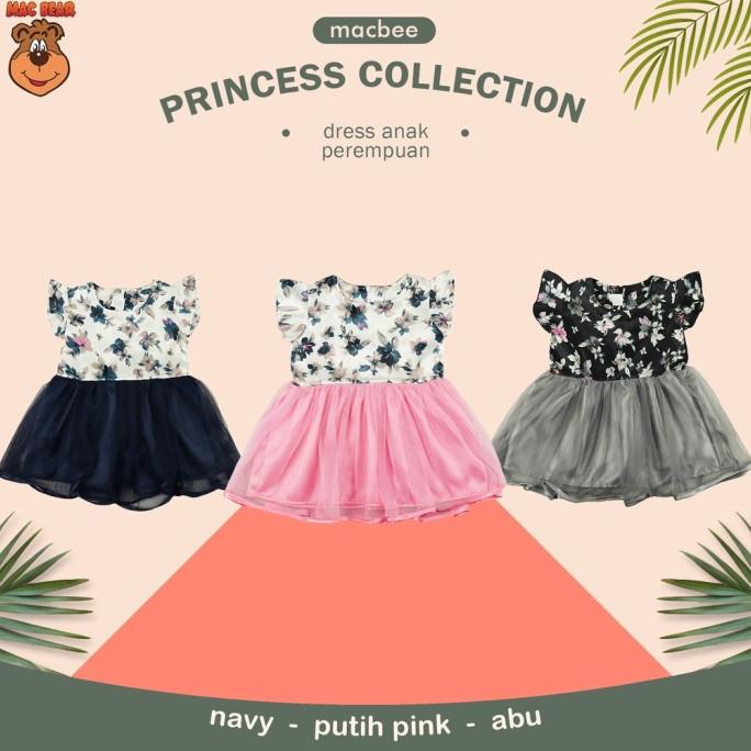 MacBee Baju Anak Perempuan Dress Anak Princess Collection Nabila