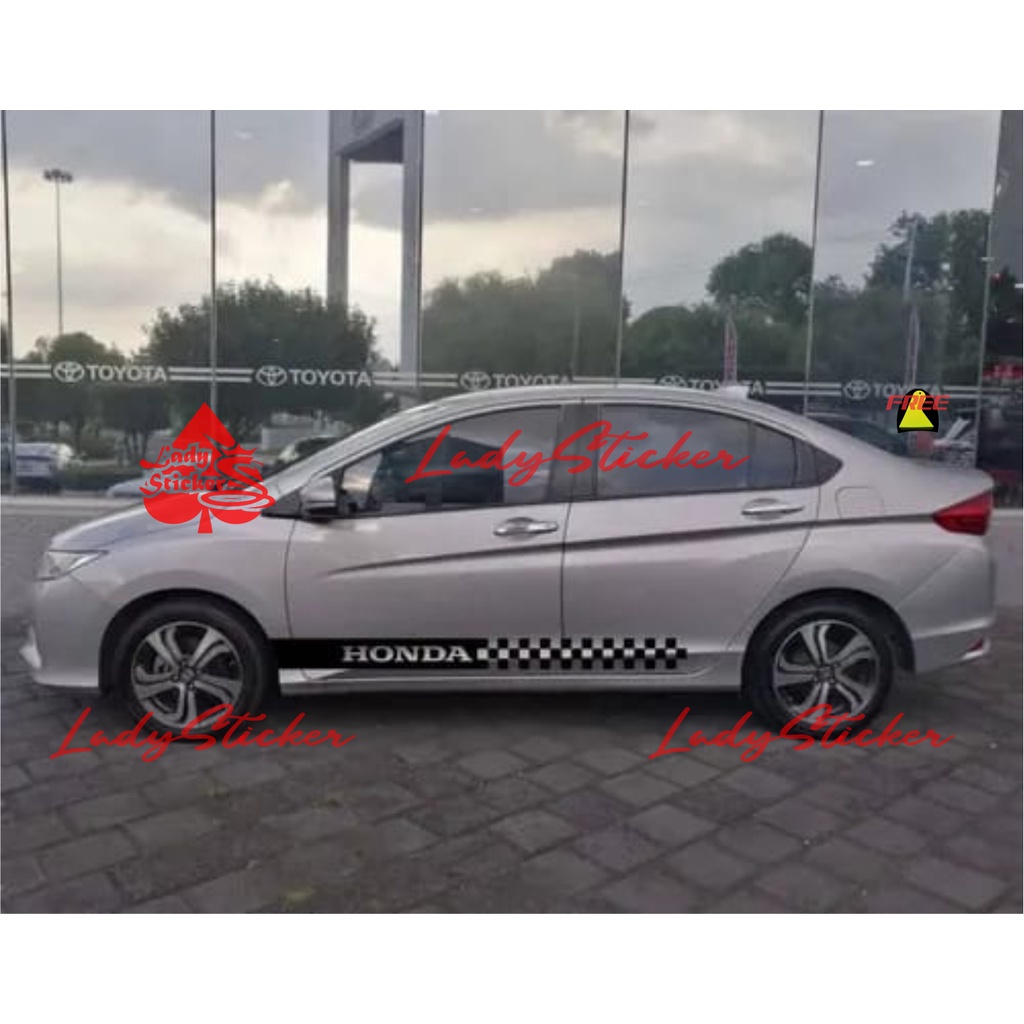 STICKER HONDA STICKER STIKER MOBIL HONDA CIVIC CRV HRV BRV STICKER SEDAN HONDA ACCORD TYPE R CIVIC