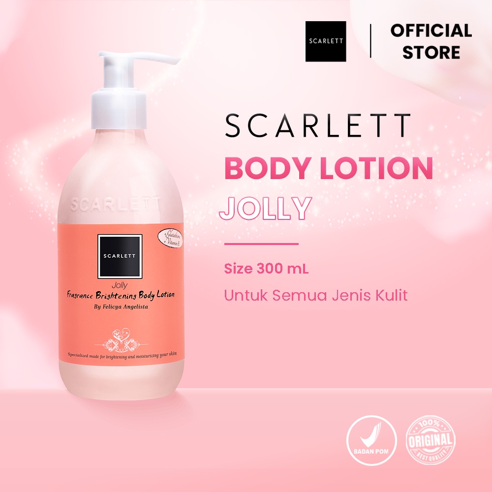 Scarlett Whitening Body Lotion Jolly